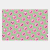 Pig-Gesicht Cartoon, kundenspezifische Farbverpack Geschenkpapier Set (Vorderseite 2)