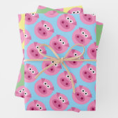 Pig-Gesicht Cartoon, kundenspezifische Farbverpack Geschenkpapier Set (Beispiel)