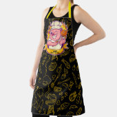 Pig Grillen auf der Grill-Koch anpassen Schürze (InSitu)