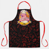 Pig Grillen auf der Grill-Koch anpassen Schürze (Vorderseite)