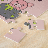 Pig Halloween Devil Pumpkin Vampire Costume Jigsaw Puzzle (Seite)