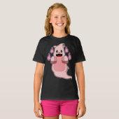 Pig Halloween Ghost T-Shirt (Vorne ganz)