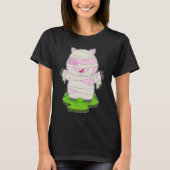 Pig Halloween Mummy T-Shirt (Vorderseite)