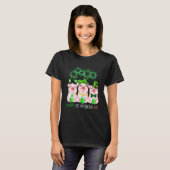 Pig Happy St Patricks Day Family Farmer Farming Lo T-Shirt (Vorne ganz)