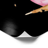 Pig Happy Vatertag Poster (Ecke)
