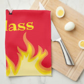 Pig-Hintern-GRILLEN Badass Geschirrtuch (Viertel Falte)