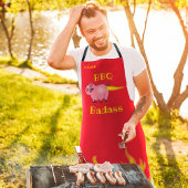 Pig-Hintern-GRILLEN Badass Schürze