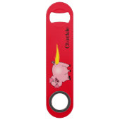 Pig-Hintern-GRILLEN Badass Speed Flaschenöffner (Vorderseite)
