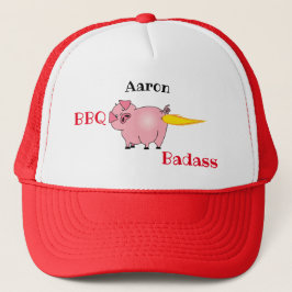 Pig-Hintern-GRILLEN Badass Truckerkappe