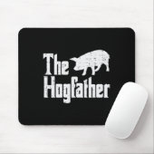 Pig Hogvater Funny Hog Vater Vathers Day Parody Mousepad (Mit Mouse)