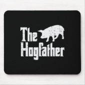 Pig Hogvater Funny Hog Vater Vathers Day Parody Mousepad (Vorne)