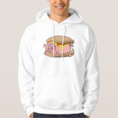 Pig Hot Dog Hoodie (Vorderseite)