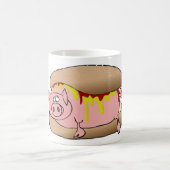Pig Hot Dog Kaffeetasse (Mittel)
