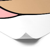 Pig Hot Dog Poster (Ecke)