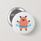 Pig Hula Hoop Button (Vorne & Hinten)