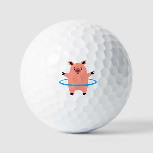 Pig Hula Hoop Golfball (Vorderseite)