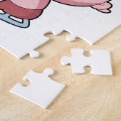 Pig Ice Skaten Ice Skate Puzzle (Seite)