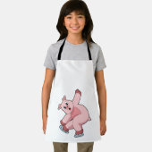 Pig Ice Skaten Ice Skate Schürze (Insitu)