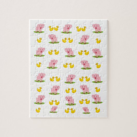 Pig Jigsaw Puzzle (Vertikal)