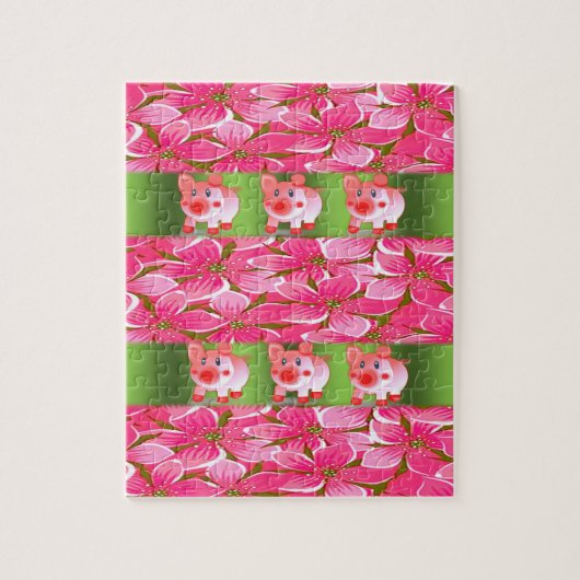 Pig Jigsaw Puzzle (Vertikal)