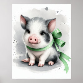 Pig Kinderzimmer Wall Art Poster
