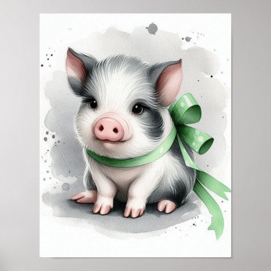 Pig Kinderzimmer Wall Art Poster (Vorne)