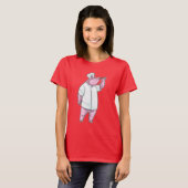 Pig Koch Kochlöffel Koch T-Shirt (Vorne ganz)