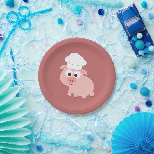 Pig-Koch Pappteller (Party)