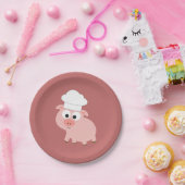 Pig-Koch Pappteller (Party)