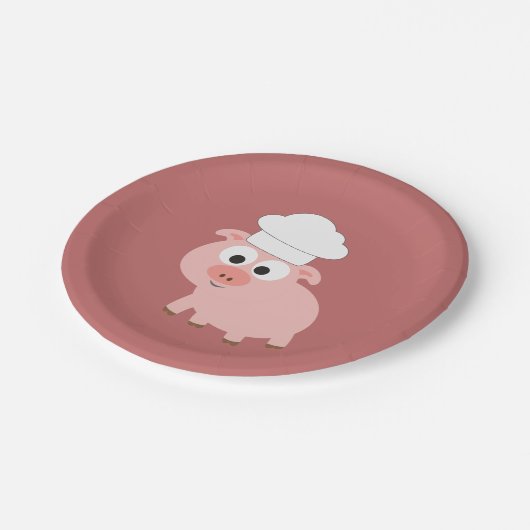 Pig-Koch Pappteller (Schrägansicht)