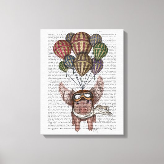 Pig Leinwanddruck (Vorderseite)