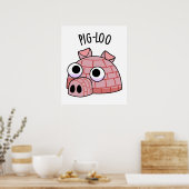 Pig-loo Funny Iglu Pun Poster (Küche)