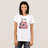 Pig-loo Funny Iglu Pun T-Shirt (Vorne ganz)
