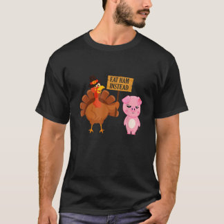 Pig Lover Funny Sprichwort Happy Türkei Tag Männer T-Shirt