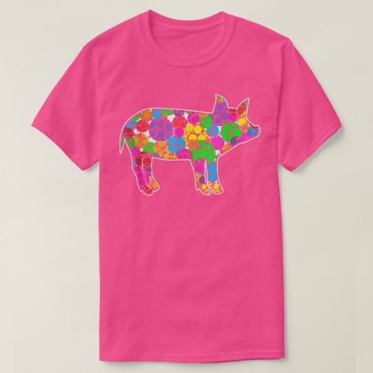 Pig Lover Polka Dot Pattern Dot Day International T-Shirt (Design vorne)