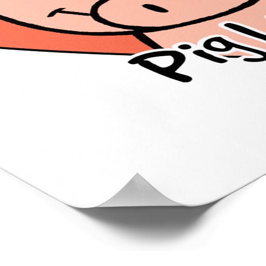 Pig Lover Poster (Ecke)