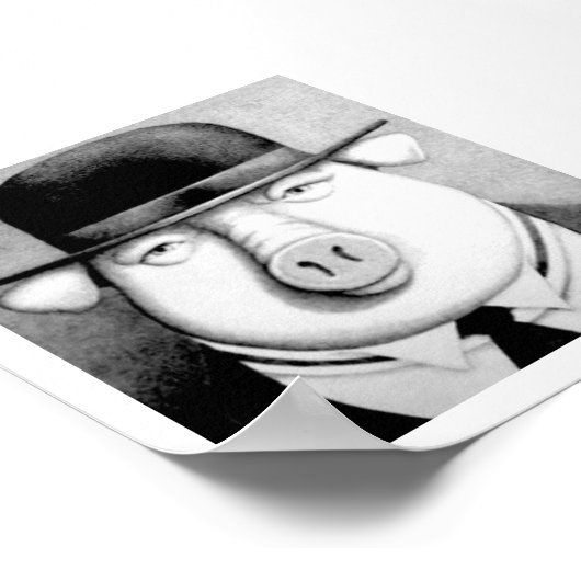 Pig Man Poster (Ecke)