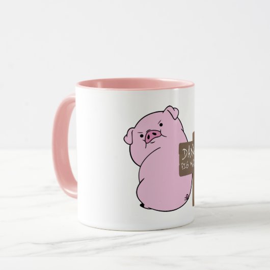 Pig May Bite Tasse (Vorderseite Links)