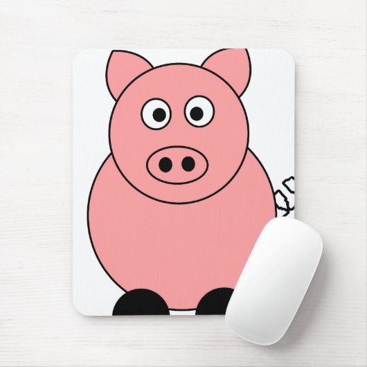 Pig Mousepad (Mit Mouse)