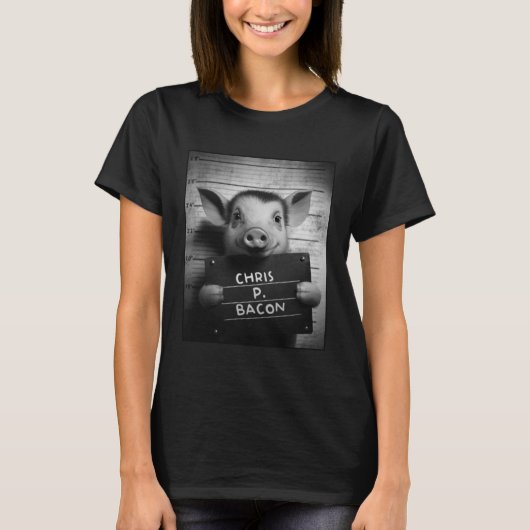 Pig Mugshot Pig Mugshot T-Shirt (Vorderseite)