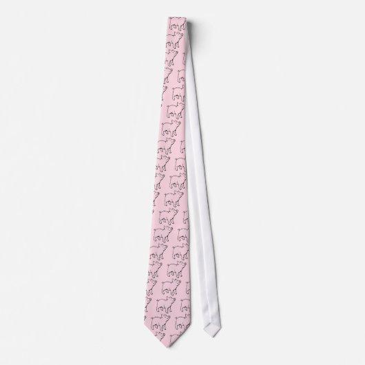Pig Necktie Krawatte (Vorderseite)