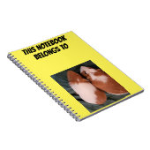 Pig-Notebook mit individueller Guinea Notizblock (Rechte Seite)