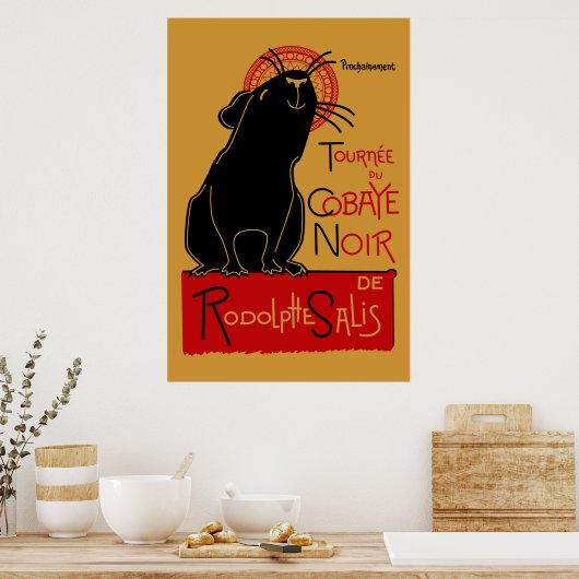 Pig Nouveau Poster (Küche)