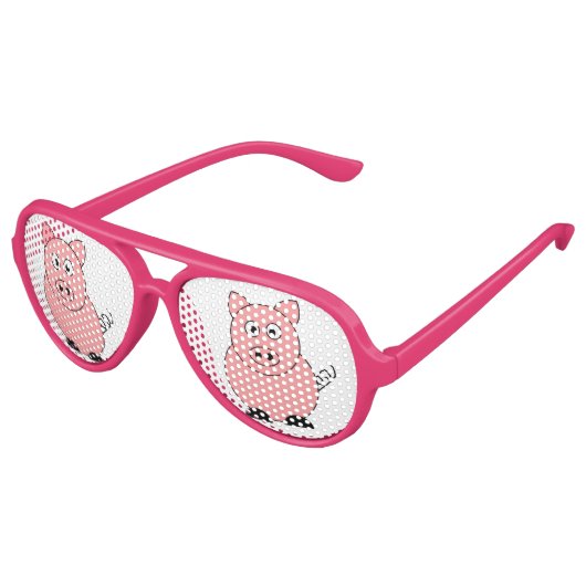 Pig Party Glasses Sonnenbrille (Schrägansicht)