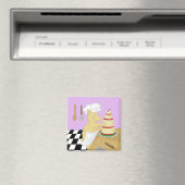 Pig Pastry Koch Kühlschrank Magnet (In Situ (Geschirrspüler))