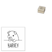 Pig Peekout 1x1 Gummistempel (Stempel)