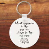 Pig Pen Schlüsselanhänger (Vorderseite)