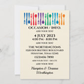 Pig Pickin' Barbecue Einladung (Rückseite)