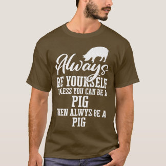 Pig Pigs Farm Animal Premium4671 T-Shirt