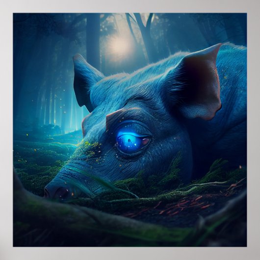 Pig-Poster Poster (Vorne)